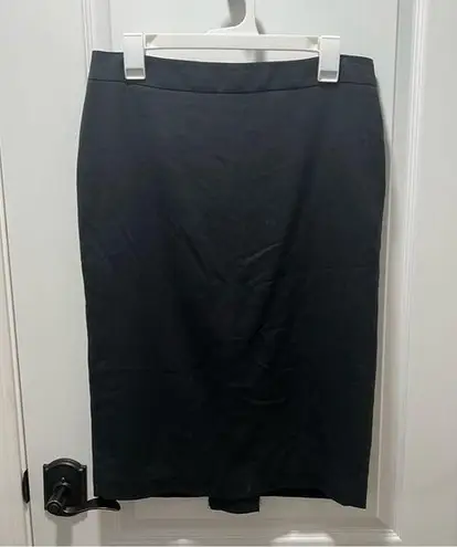 CAbi  Black Pencil Skirt Size 8