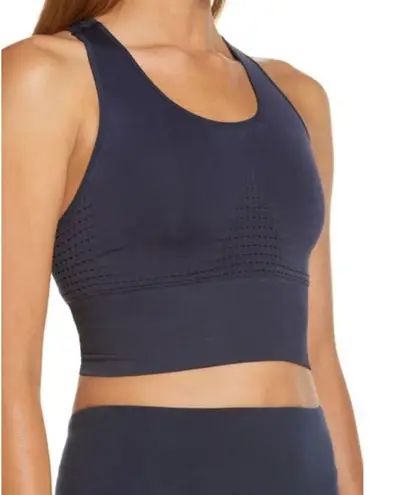 Sweaty Betty  Stamina Longline Sports Bra. In Navy Blue. Size Small.