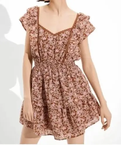 American Eagle NWT  Floral Tiered Dress