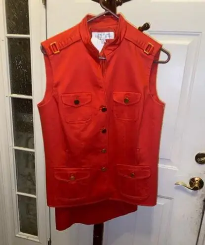 Tahari Women's Skirt Suit Red 10