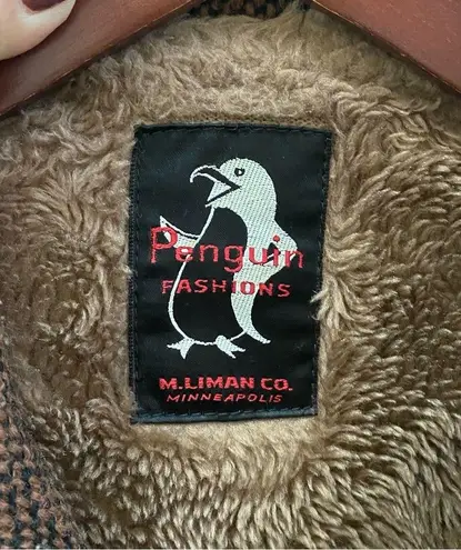 Vintage Penguin Fashions Minneapolis Sherpa Lined Deep Pile Borg Winter Coat Size undefined