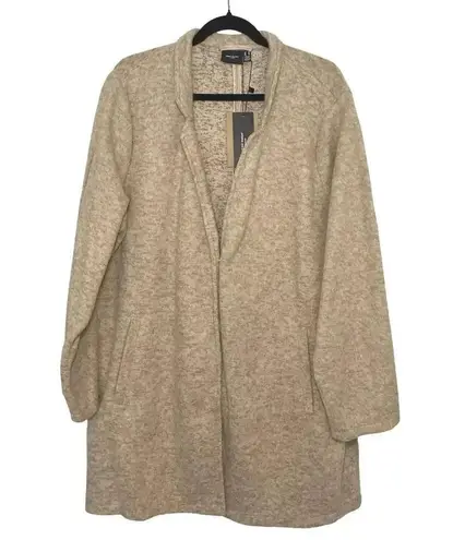 NWT Vera Moda Women’s Plus Size Brushed Katrine Coat Beige Size 18