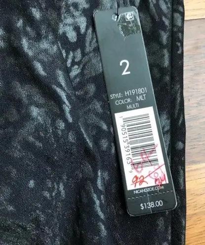 Nic+Zoe NWT Metallic Skinny Pant