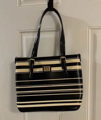 Anne Klein Cream/black Purse