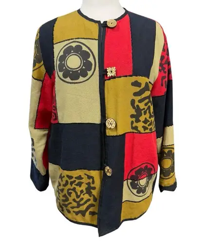 Allure Jacket, XL, Ethnic Print Red