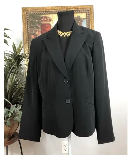 Norton Mcnaughton Women Jacket 12 Open 2 Button Office Siren Clueless Preppy - Image 2