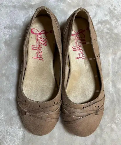 Jellypop Alayna Tan Flats SZ:8M