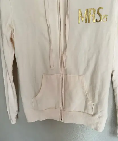 Modern Lux Mrs Bride Zip Up Hoodie 