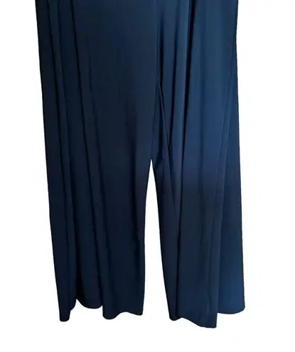 IC by Connie K Pants Womens 3X Black Solid Stretch Art To Wear Lagenlook Bottom