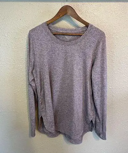 women's best Women’s Best Gray Long Sleeve Performance Top Size XL