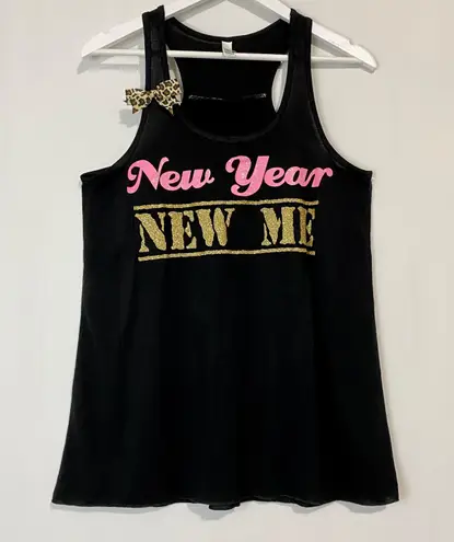 Ruffles With Love Women’s New Year New Me Sparkle Racerback Tank