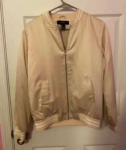 Forever 21 Satin Bomber Jacket