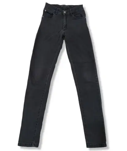  Jeans Size 2 Z1975 Zara Basic Denim Skinny Jeans Super High Rise Fit Black Women's Denim Pants