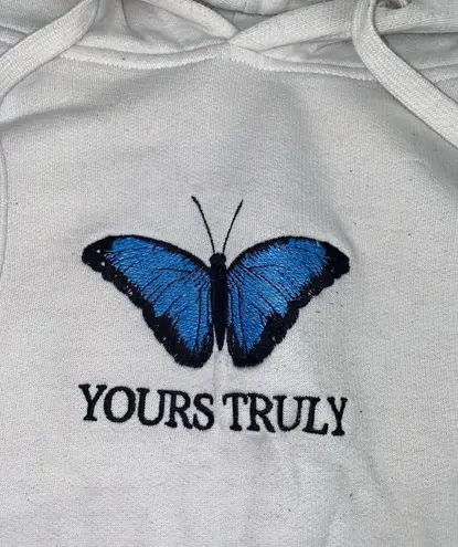Butterfly hoodie White Size M