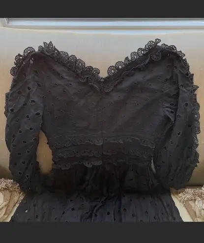 Zimmermann black flutter dress reserved for ericadm13