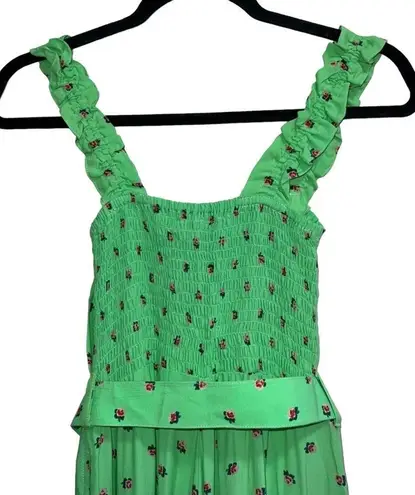 Faithfull the Brand NEW NWT Dolores Wide Leg Jumpsuit In Bisset Floral Spearmint