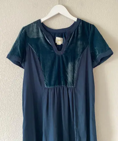 Anthropologie NWT  Maeve Velvet Tunic Dress