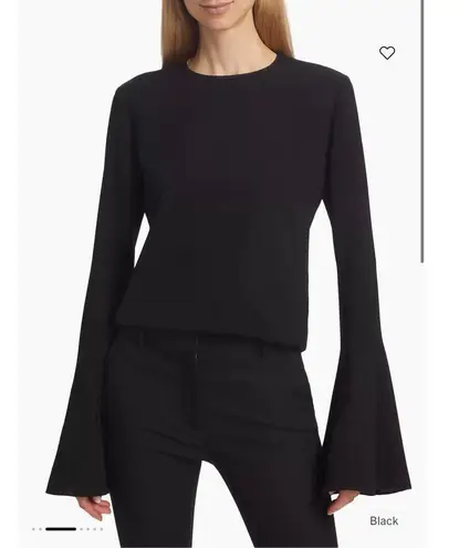 Frame Flutter-Sleeve black women’s top $398.00 retail size XS (New)