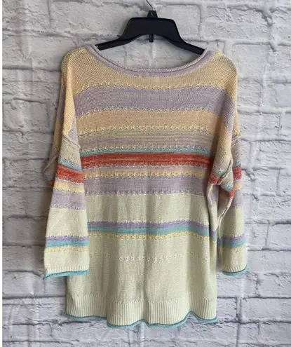 Tribal Jeans Women’s NWOT Cozy Casual Striped Sweater Size XL