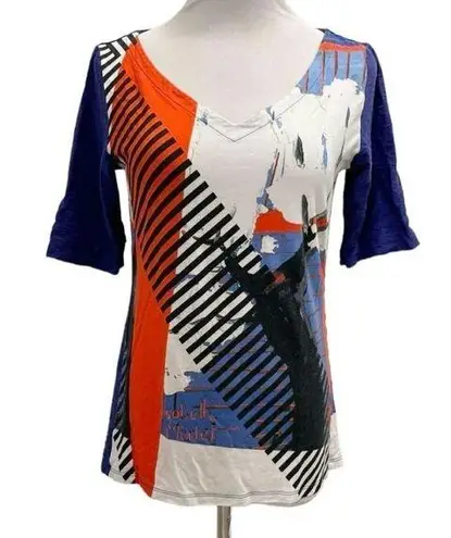 Aventures Des Toiles Size 40 Top Blouse Wearble Art Lagenlook