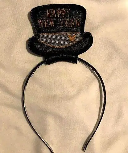 Happy Nee Year Hat interchangeable Center Piece for Minnie Ears headband