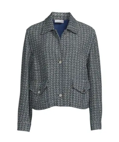 Akris Punto - Tweed Spread Collar Jacket Sz 14
