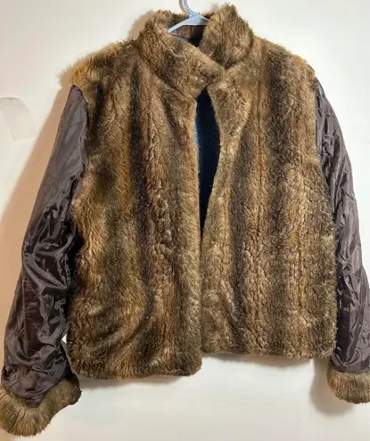 Marvin Richards Women's warm denim jacket . Size: L. Price: $28.