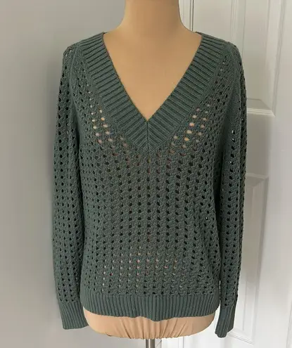 Alp n Rock Kinna Open Knit Sweater Eucalyptus Size M - Image 2