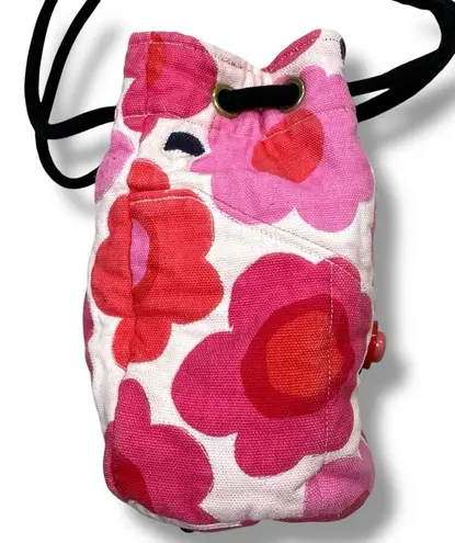 Vintage Great Aunt Fannie's Attic Mini Floral Bucket Bag Pink