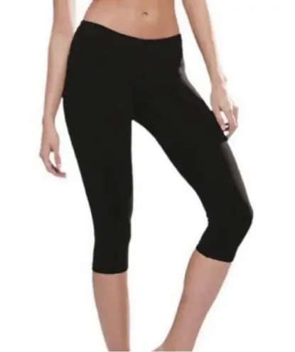 Skineez Skincarewear Black Miracle Toning Capri Leggings Size S/M
