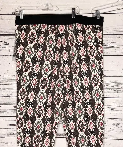 Just Be Free NWT Size 2XL Aztec Printed Knit Jogger Sweatpants Lounge Pants - Image 5