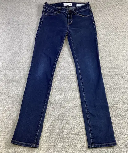 Bullhead Denim Co Skinny Jeans Juniors Size 7R Dark Wash Tech Pack 30" Inseam Blue