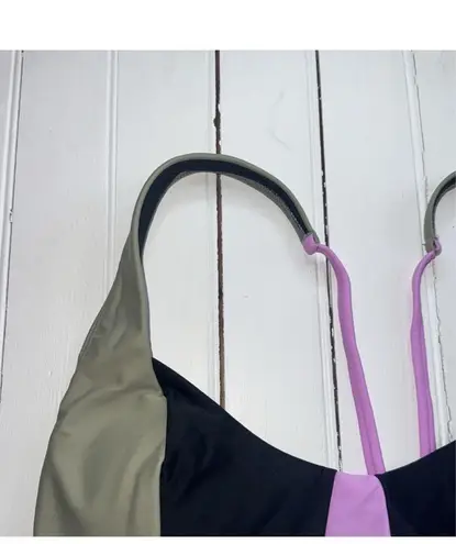 prAna Tulum Bikini Tops Black Color Block Size S