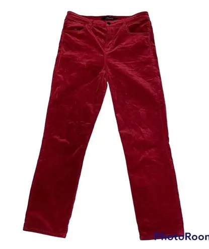 J Brand  Ruby High Rise Velour Crop Jeans