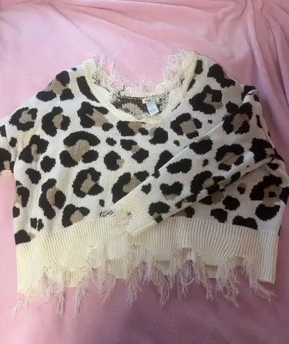 Rue 21 Cheetah Print Sweater