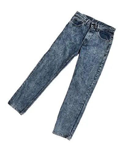 Levi's Vintage red tag  505 acid wash denim jeans