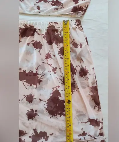 Women Mesh Crop Top Micro Skirt See Through Lingerie And Lingerie Button Sz 0XL