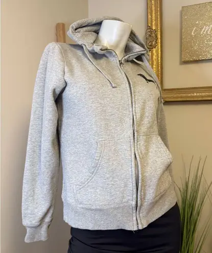 The Black Dog MARTHAS VINEYARD Ladies Classic Full Zip Hoodie Small Grey