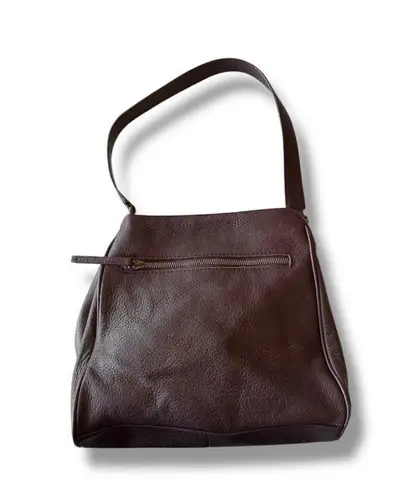 American Leather Company Odessa Handbag Plum Purse Cinched Shoulder Bag Hobo Purple