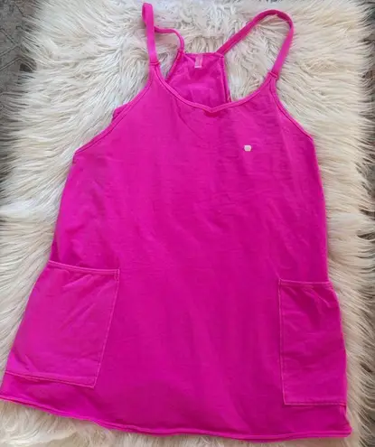 Free People Hot Shot Mini Dress HOT PINK XS