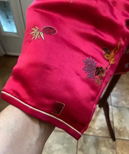 Pink Peony VINTAGE PEONY AUTHENTIC ASIAN SATIN JACKET SIZE XL