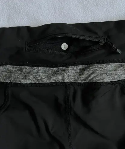 Lululemon  Run A Marathon black Crop capri leggings