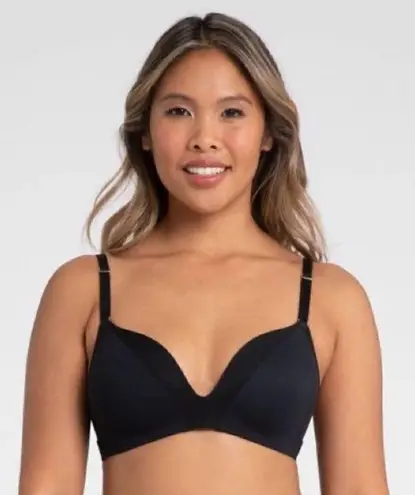 LIVELY black All Day Deep V No Wire Bra size 32DD
