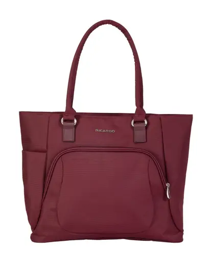 RICARDO BRAND BURGUNDY LAPTOP COMPUTER BAG Red