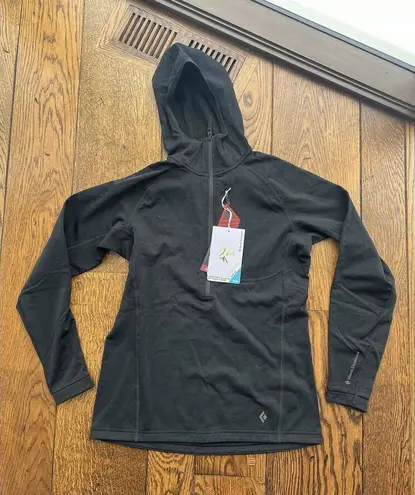 Black Diamond  Women's Coefficient 1/4 Zip Fleece Hoody NWT Size Large - Image 1