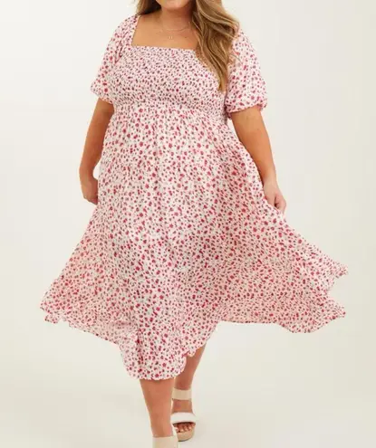 NEW Arula Floral Maxi Dress Plus Size B / 2X Available NWT White