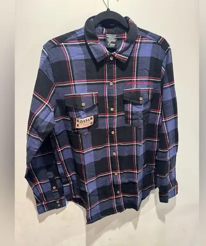 Her Universe Studio Ghibli Spirited Away No-Face & Chihiro Train Flannel (MEDIUM)