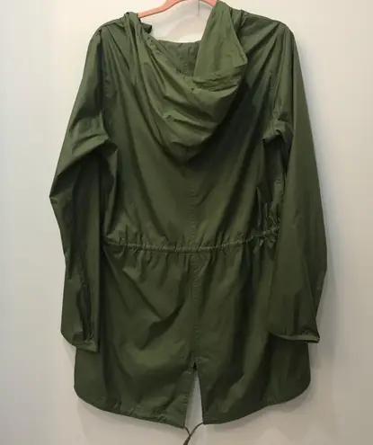 Under Armour Green UA Storm Cargo Lightweight Rain Jacket sz small