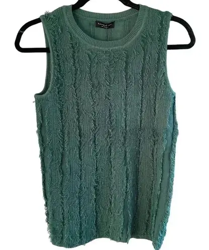Current Air Green Sleeveless Knit Tank