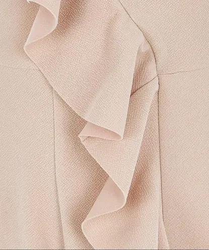 River Island Asos Dusty Pink Ruffle Frill Kawaii Overall Jumpsuit Jumper size 0